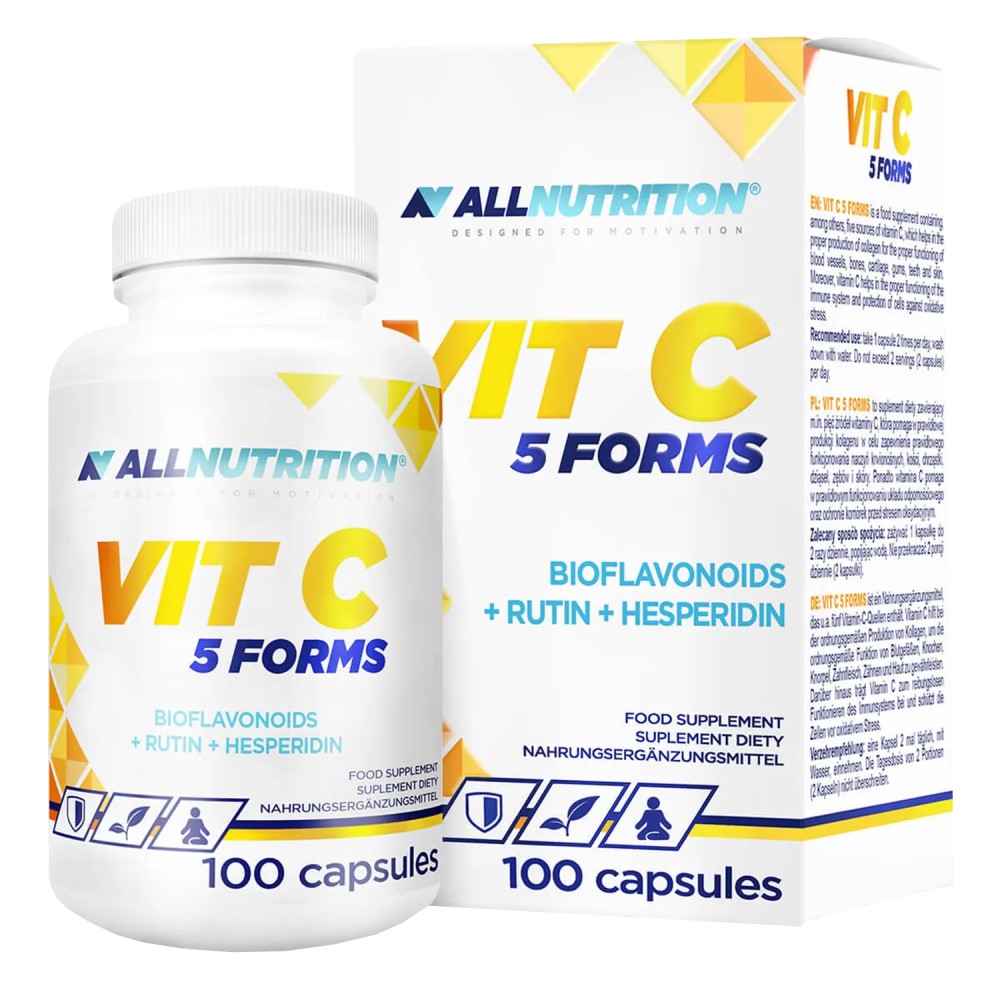 Allnutrition Vit C 5 Forms - 100 Caps Allnutrition Vit C 5 Forms - 100 Caps
