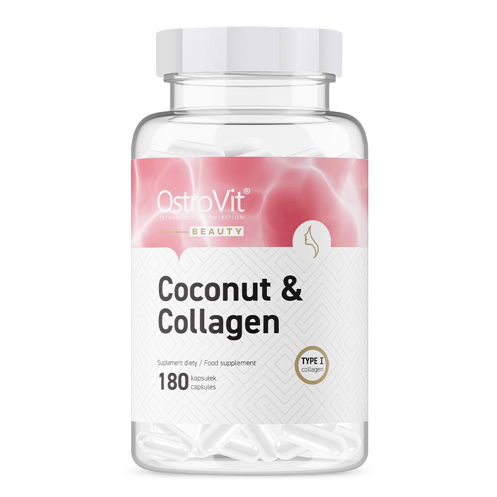 OstroVit Marine Collagen + MCT Coconut Oil - 180 caps