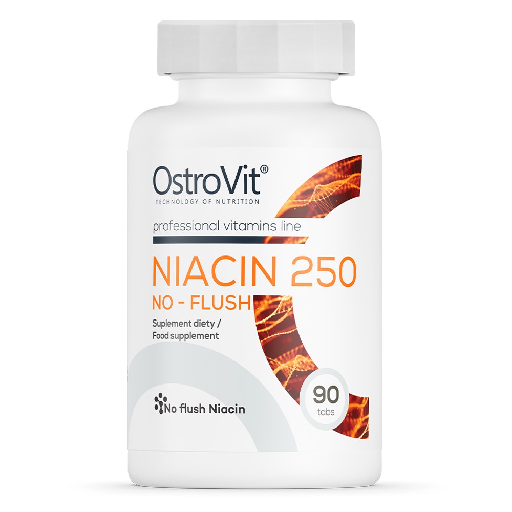 OstroVit Niacin 250 NO-FLUSH - 90 Tabs OstroVit Niacin 250 NO-FLUSH - 90 Tabs
