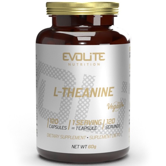 Evolite L-Theanine 200mg - 120 Caps Evolite L-Theanine 200mg - 120 Caps