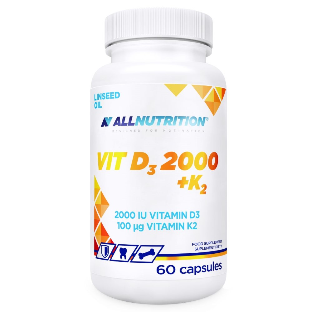 Allnutrition Vit D3 2000 + K2 - 60 Caps