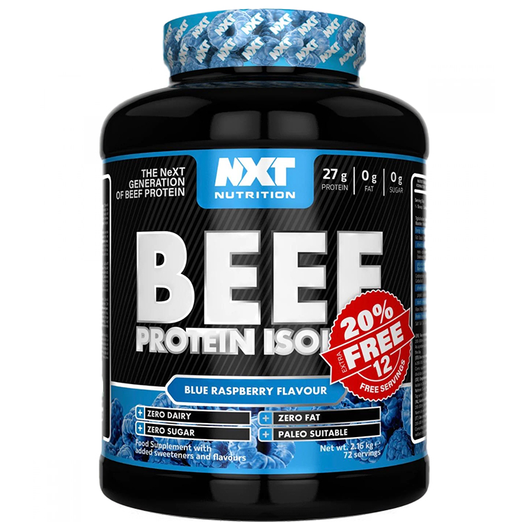 NXT Nutrition Beef Protein Isolate - 2160g *Limited Edition NXT Nutrition Beef Protein Isolate - 2160g *Limited Edition