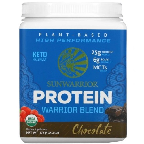 Sunwarrior Protein Warrior Blend Organic 375g - Chocolate **BEST BEFORE 30/10/2025** Sunwarrior Protein Warrior Blend Organic 375g - Chocolate **BEST BEFORE 30/10/2025**
