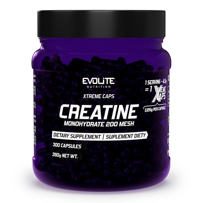 Evolite Creatine Monohydrate Xtreme - 300 Caps Evolite Creatine Monohydrate Xtreme - 300 Caps