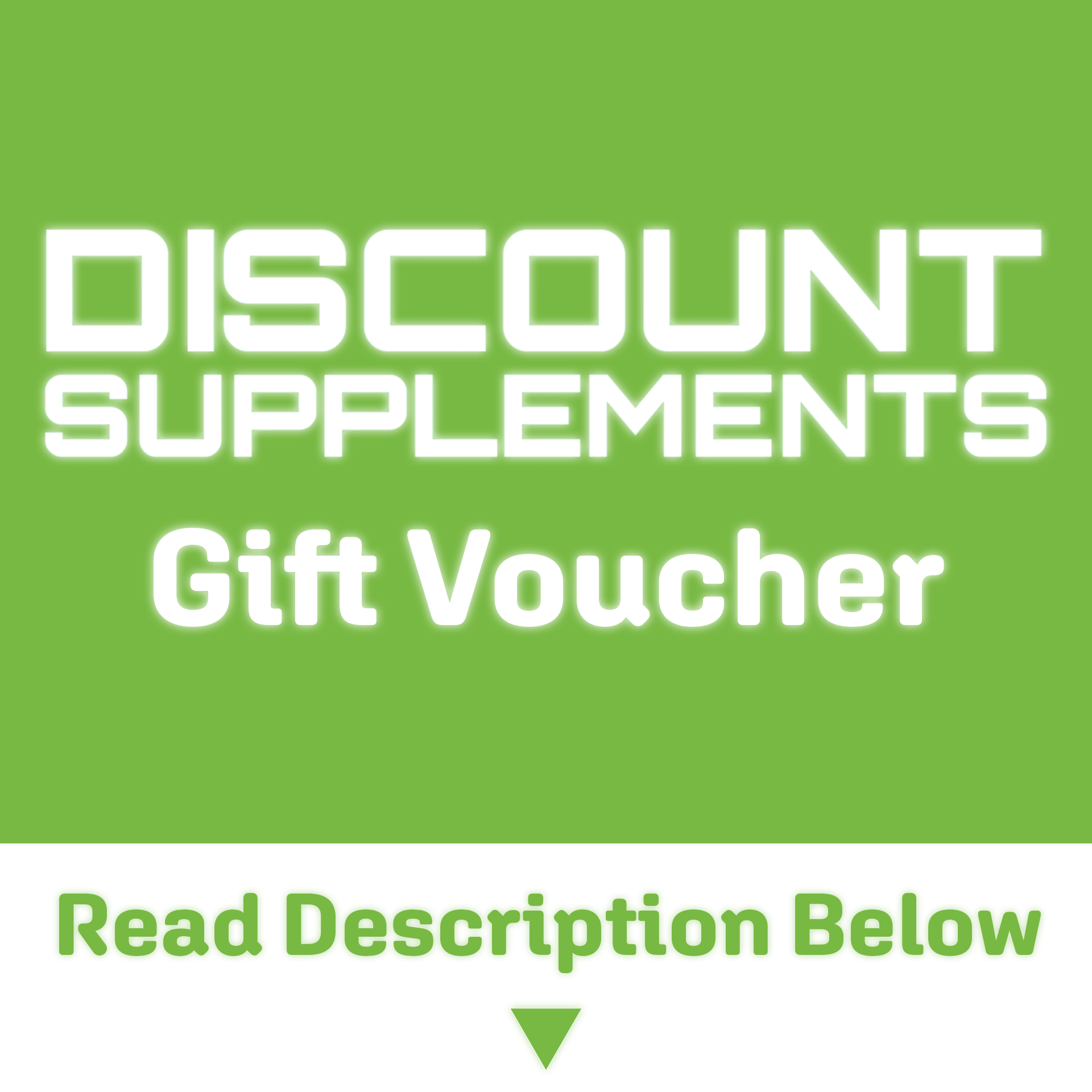 * Gift Voucher - DiscountSupplements.ie *