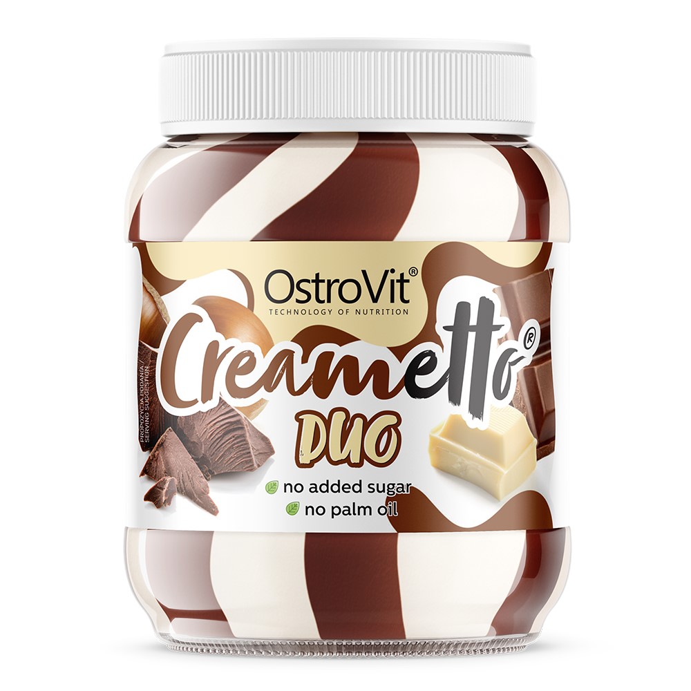 OstroVit Creametto Duo - 350g Milk Hazelnut OstroVit Creametto Duo - 350g Milk Hazelnut