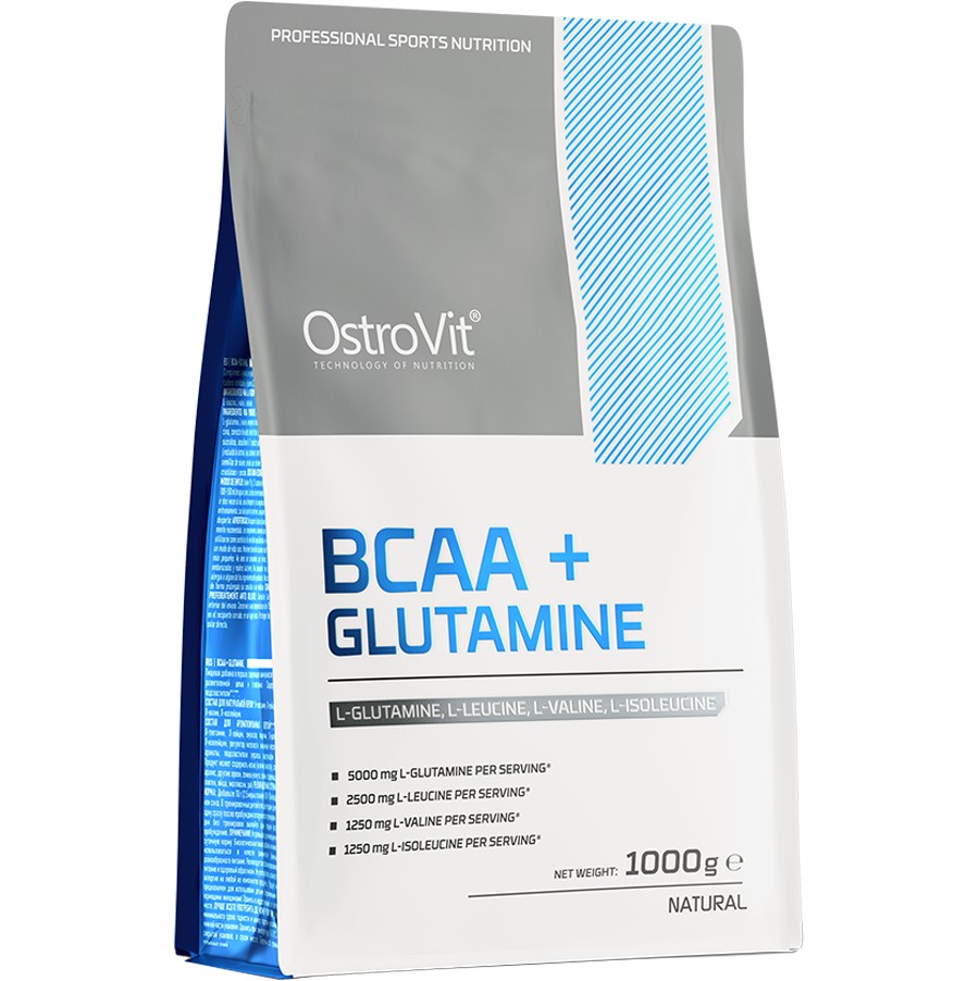 OstroVit BCAA + Glutamine - 1000 g Unflavoured OstroVit BCAA + Glutamine - 1000 g Unflavoured