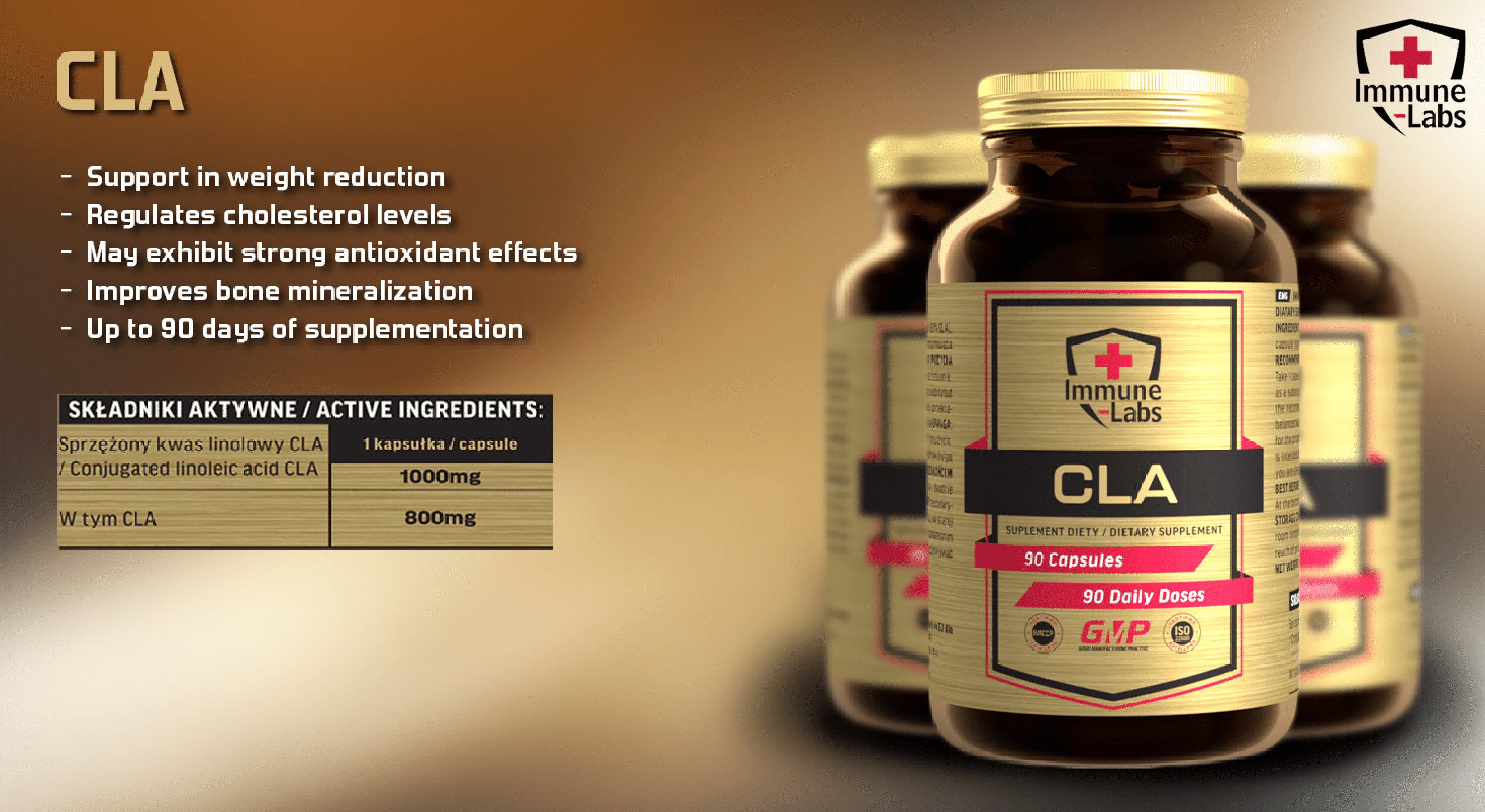 Immune Labs CLA - 90 Caps Immune Labs CLA - 90 Caps