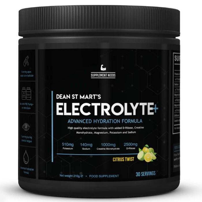 Supplement Needs Electrolyte+ - 210g Supplement Needs Electrolyte+ - 210g