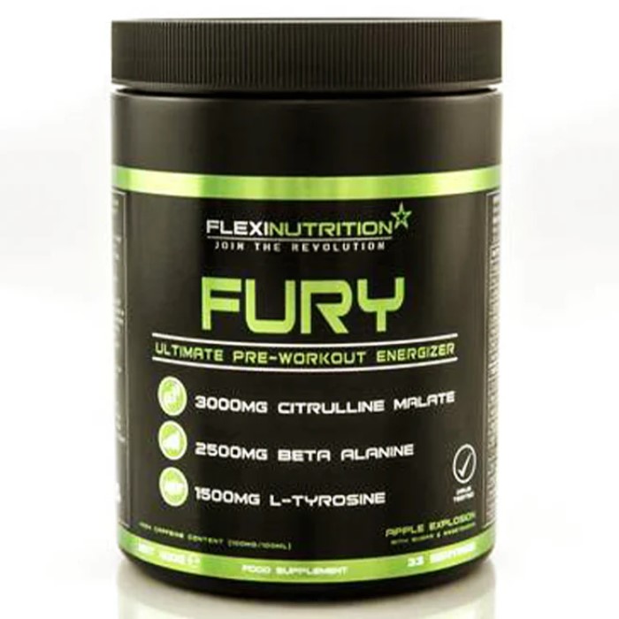 Flexi Nutrition Fury Pre Workout - 400g Flexi Nutrition Fury Pre Workout - 400g