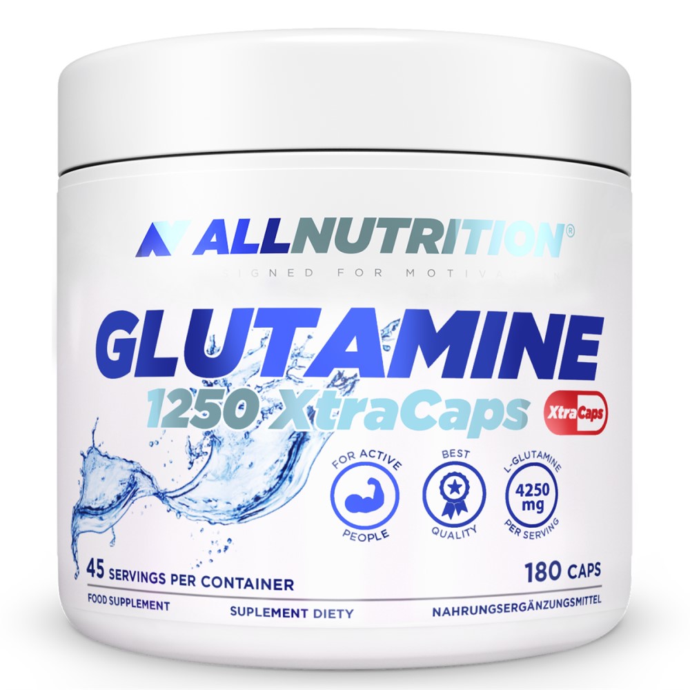 Allnutrition Glutamine 1250mg - 180 Caps Allnutrition Glutamine 1250mg - 180 Caps