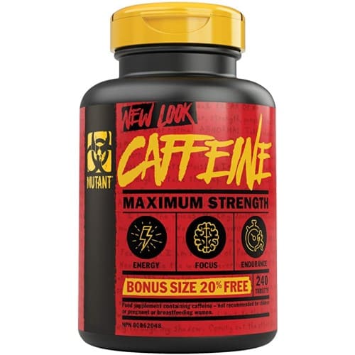 Mutant Caffeine - 200 Tabs + 40 Tabs Free Mutant Caffeine - 200 Tabs + 40 Tabs Free