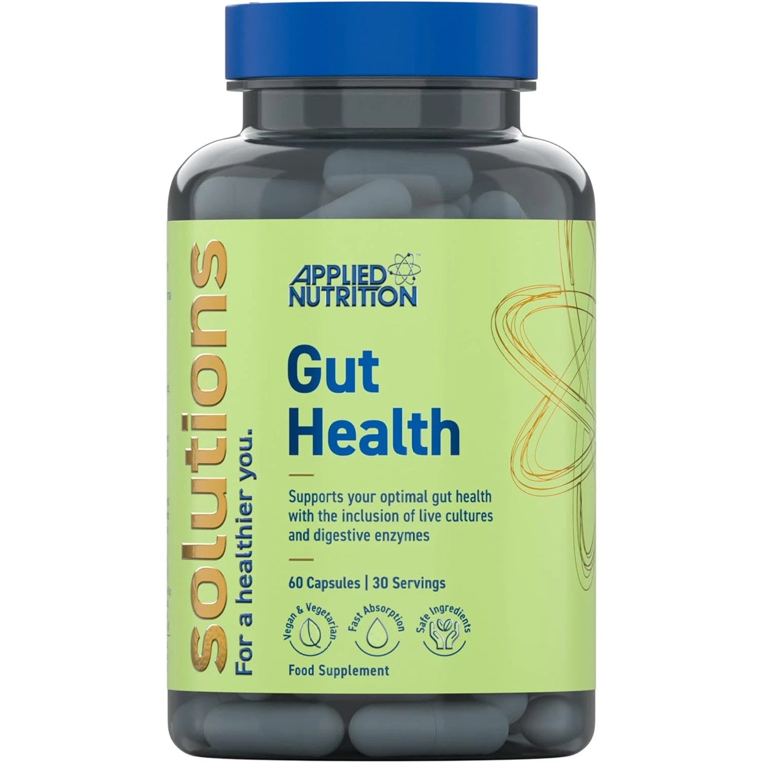 Applied Nutrition Solutions Gut Health - 60 Caps Applied Nutrition Solutions Gut Health - 60 Caps