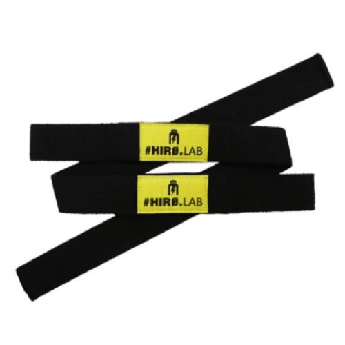 Hiro Lab Cotton Lifting Straps - 2 pcs Black