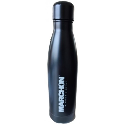 Marchon Stainless Steel Flask Bottle - 500ml Black Marchon Stainless Steel Flask Bottle - 500ml Black