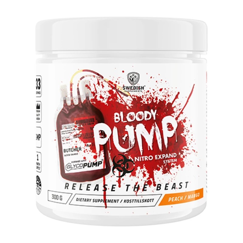 Swedish Supplements Bloody Pump - 300g Swedish Supplements Bloody Pump - 300g