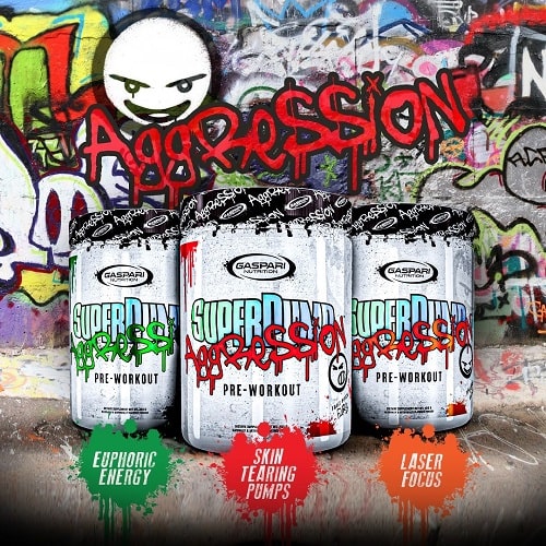 Gaspari Nutrition SuperPump Aggression 450g Lights Out Lemon **BEST BEFORE 09/2025** Gaspari Nutrition SuperPump Aggression 450g Lights Out Lemon **BEST BEFORE 09/2025**