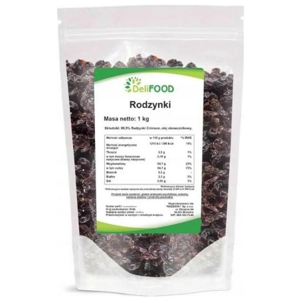 Deli Food Crimson Raisins - 1000g 