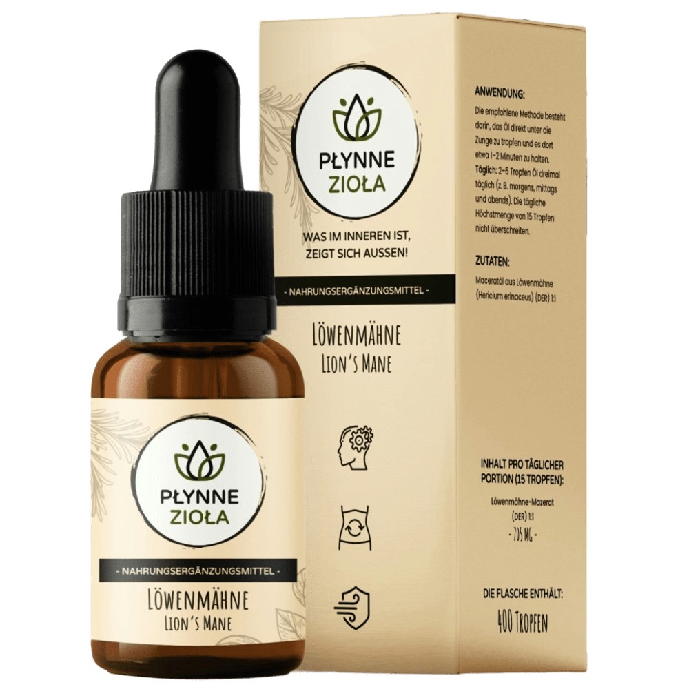 AuraCare Lion's Mane Highly Concentrated Extract Drops 14100mg - 15ml