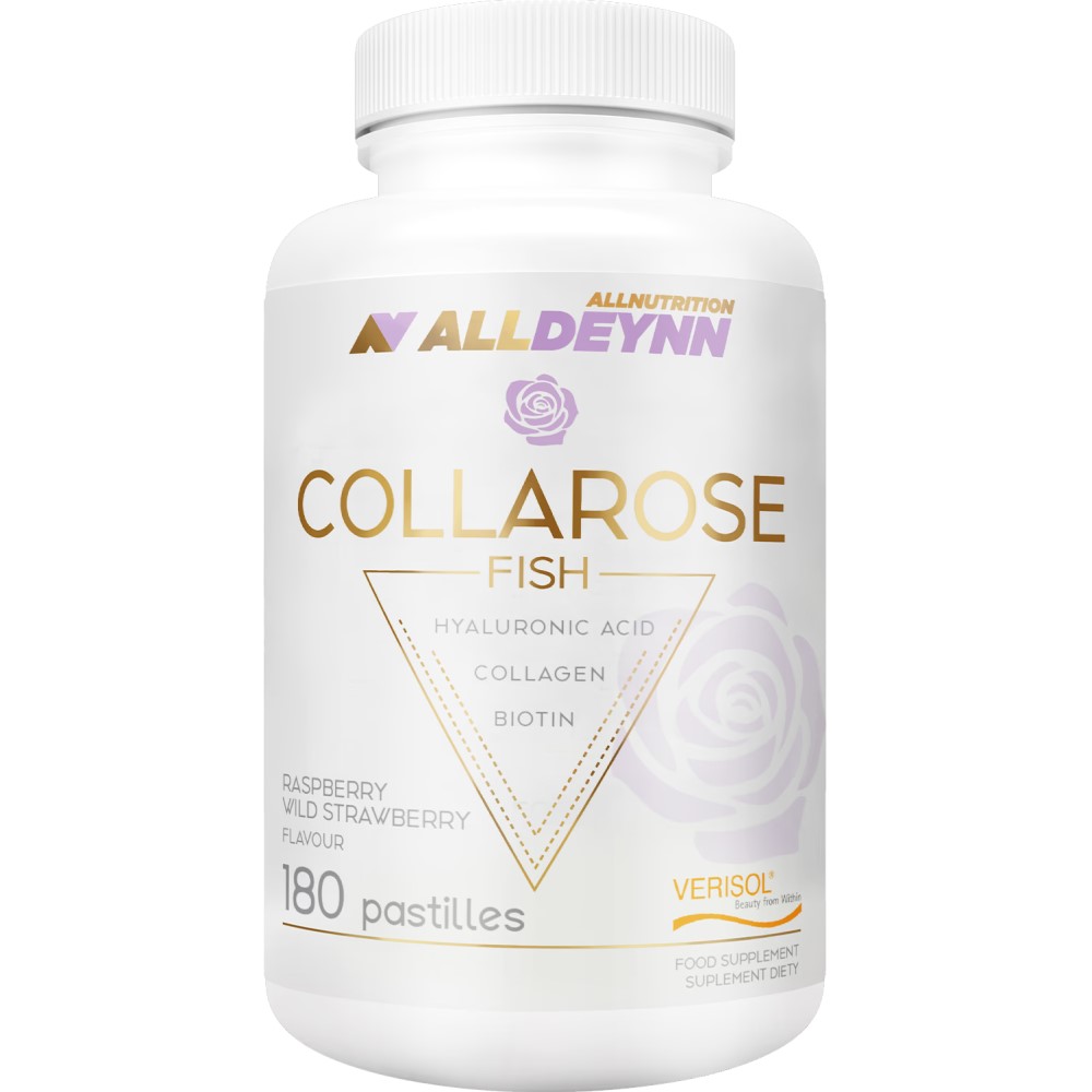 Allnutrition ALLDEYNN Collarose Fish - 180 Pastilles Raspberry Wild Strawberry Allnutrition ALLDEYNN Collarose Fish - 180 Pastilles Raspberry Wild Strawberry