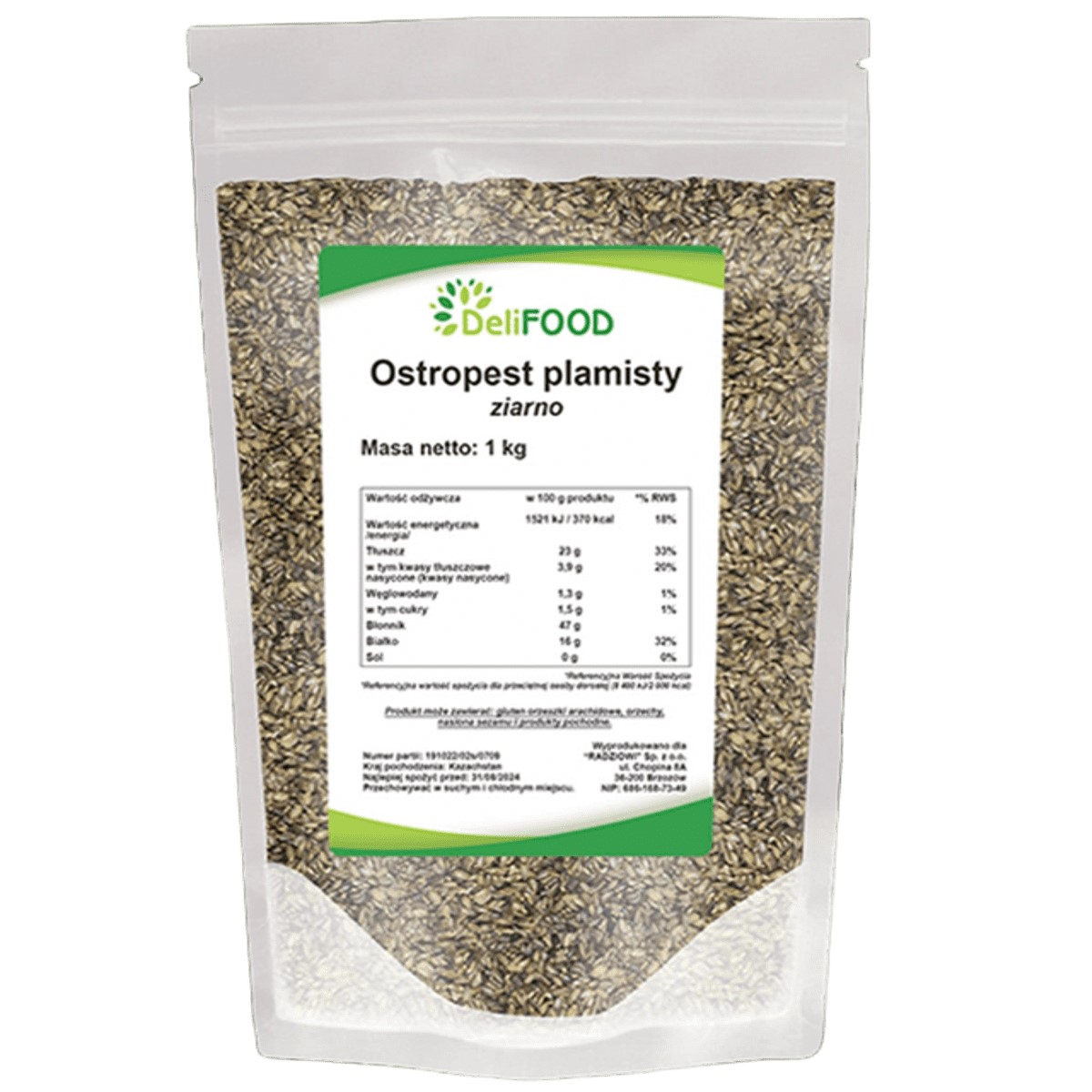 Deli Food Milk Thistle - 1000g