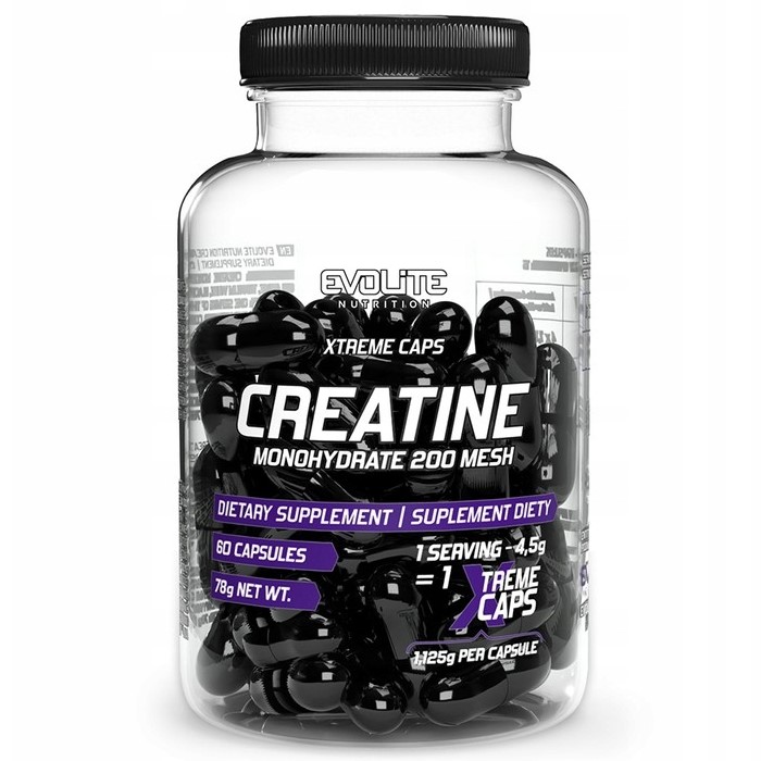 Evolite Creatine Monohydrate Xtreme - 60 caps Evolite Creatine Monohydrate Xtreme - 60 caps