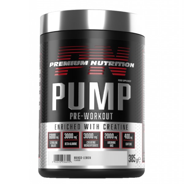 Premium Nutrition Pump Pre-Workout - 385g Premium Nutrition Pump Pre-Workout - 385g