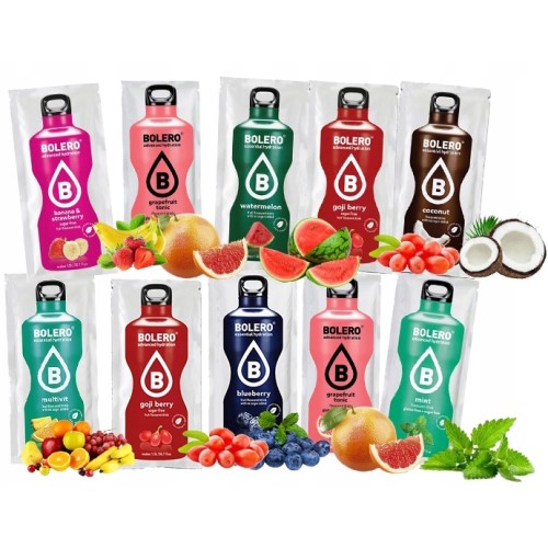 Bolero Hydration Powder Drink - 3 g (Set of 12) Bolero Hydration Powder Drink - 3 g (Set of 12)