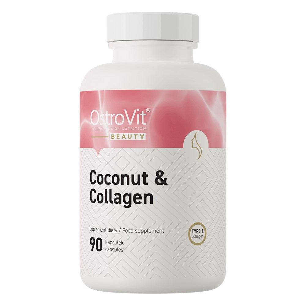 OstroVit Marine Collagen + MCT Coconut Oil - 90 Caps