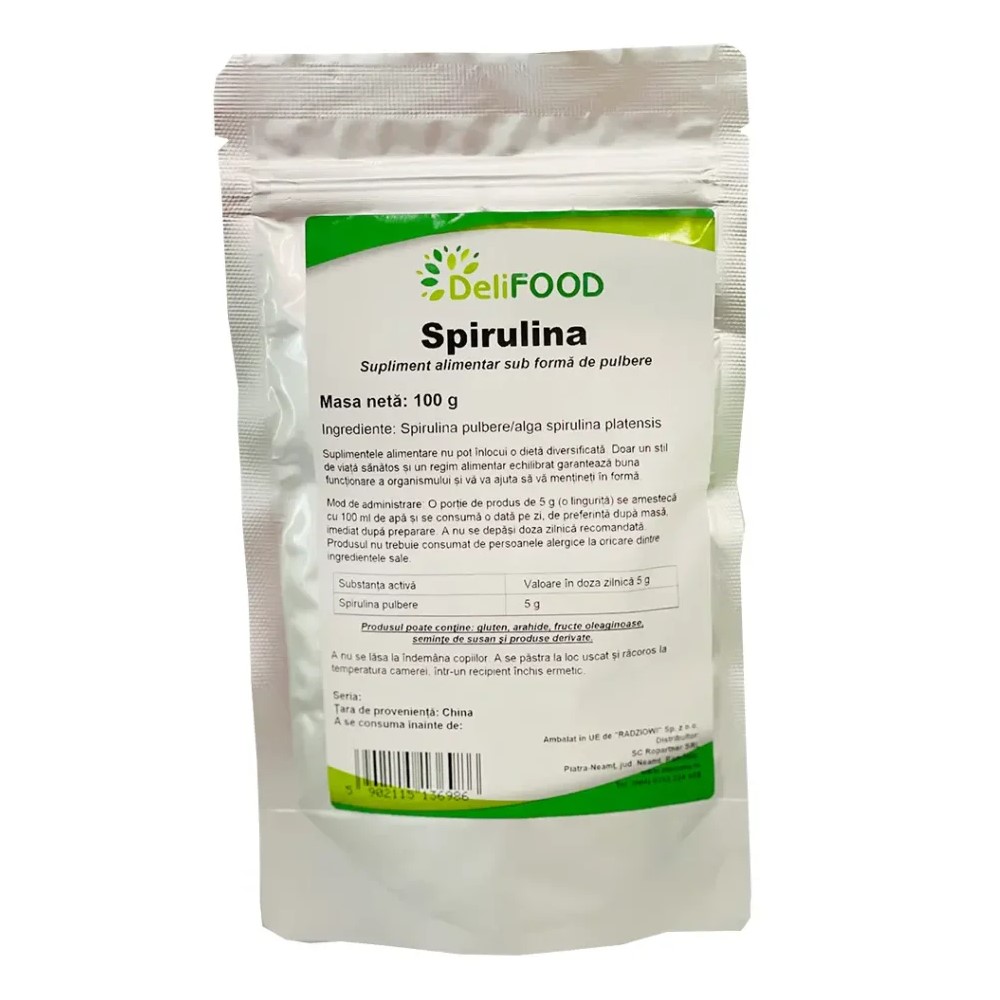 Deli Food Spirulina Powder - 100g Deli Food Spirulina Powder - 100g