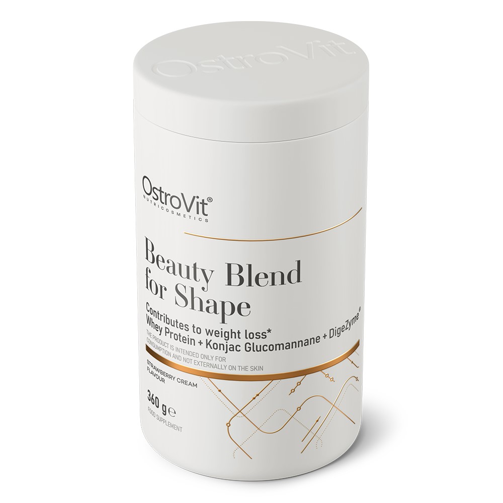 OstroVit Beauty Blend for Shape - 360 g strawberry cream OstroVit Beauty Blend for Shape - 360 g strawberry cream