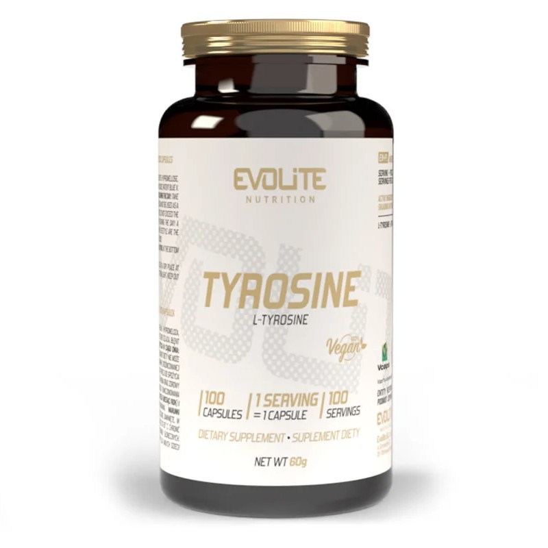 Evolite Tyrosine 500mg - 100 Caps Evolite Tyrosine 500mg - 100 Caps