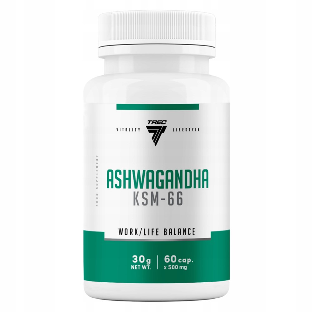 Trec Nutrition Ashwagandha KSM-66 200mg - 60 Caps Trec Nutrition Ashwagandha KSM-66 200mg - 60 Caps